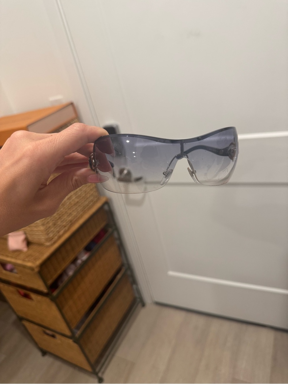Incredible bvlgari sunglasses Oversized Shield Sunglasses in Gradient Smoke